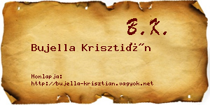 Bujella Krisztián névjegykártya